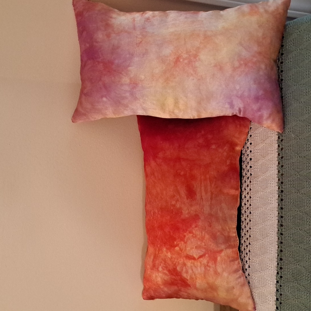 Hand Crafted Bag Purse Tote Pillow Set of 2 - Picture 4 of 7